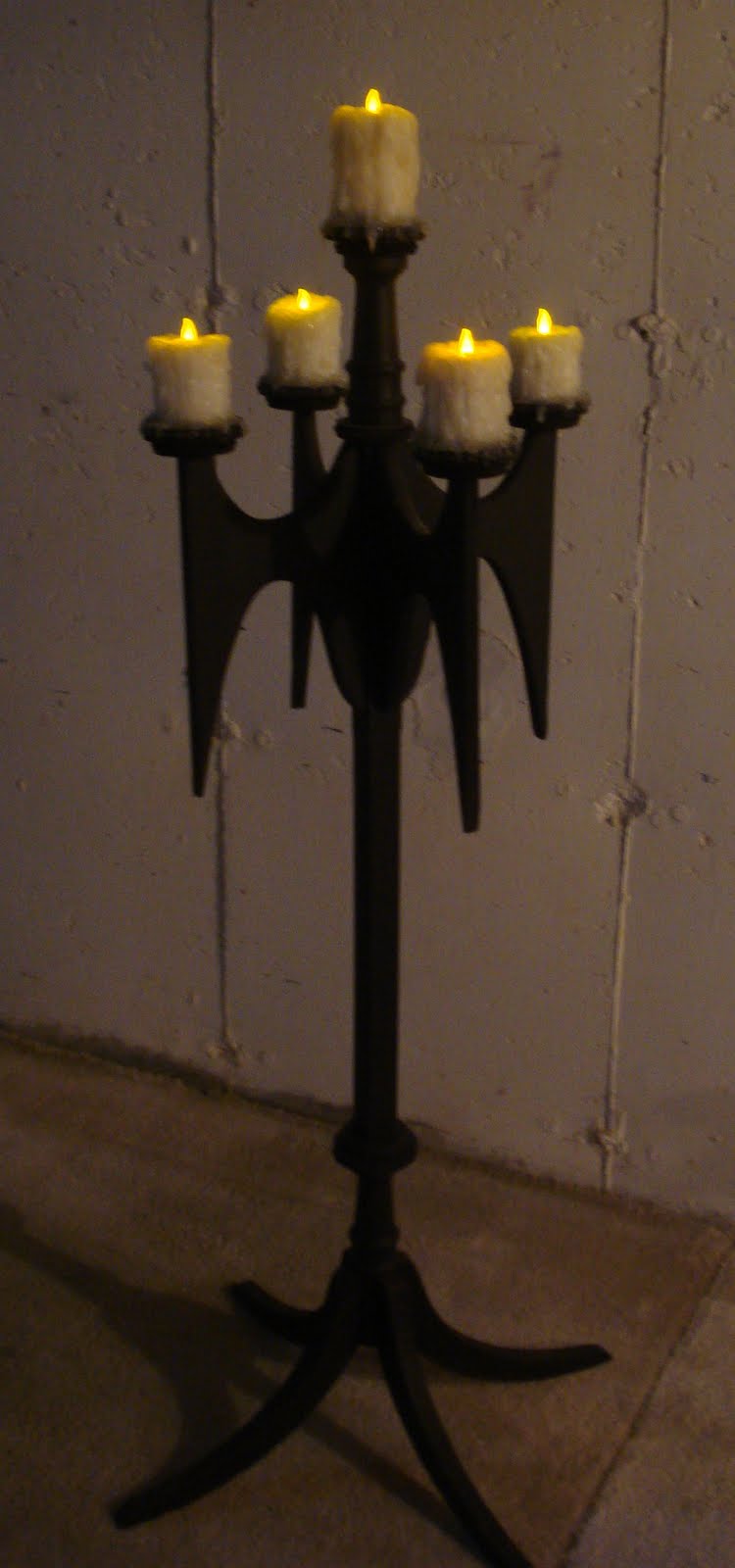 The Deadwood Cemetery floor candelabra