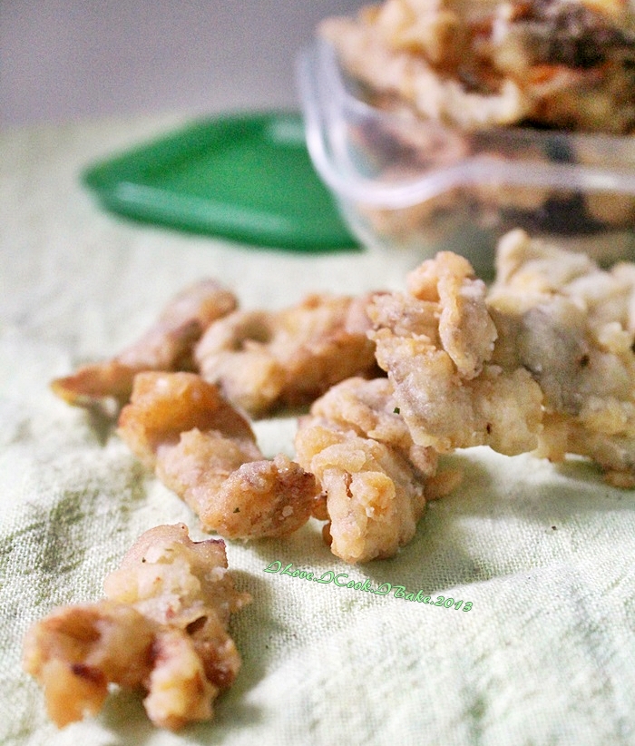 I Love. I Cook. I Bake. Crispy Oyster Mushroom