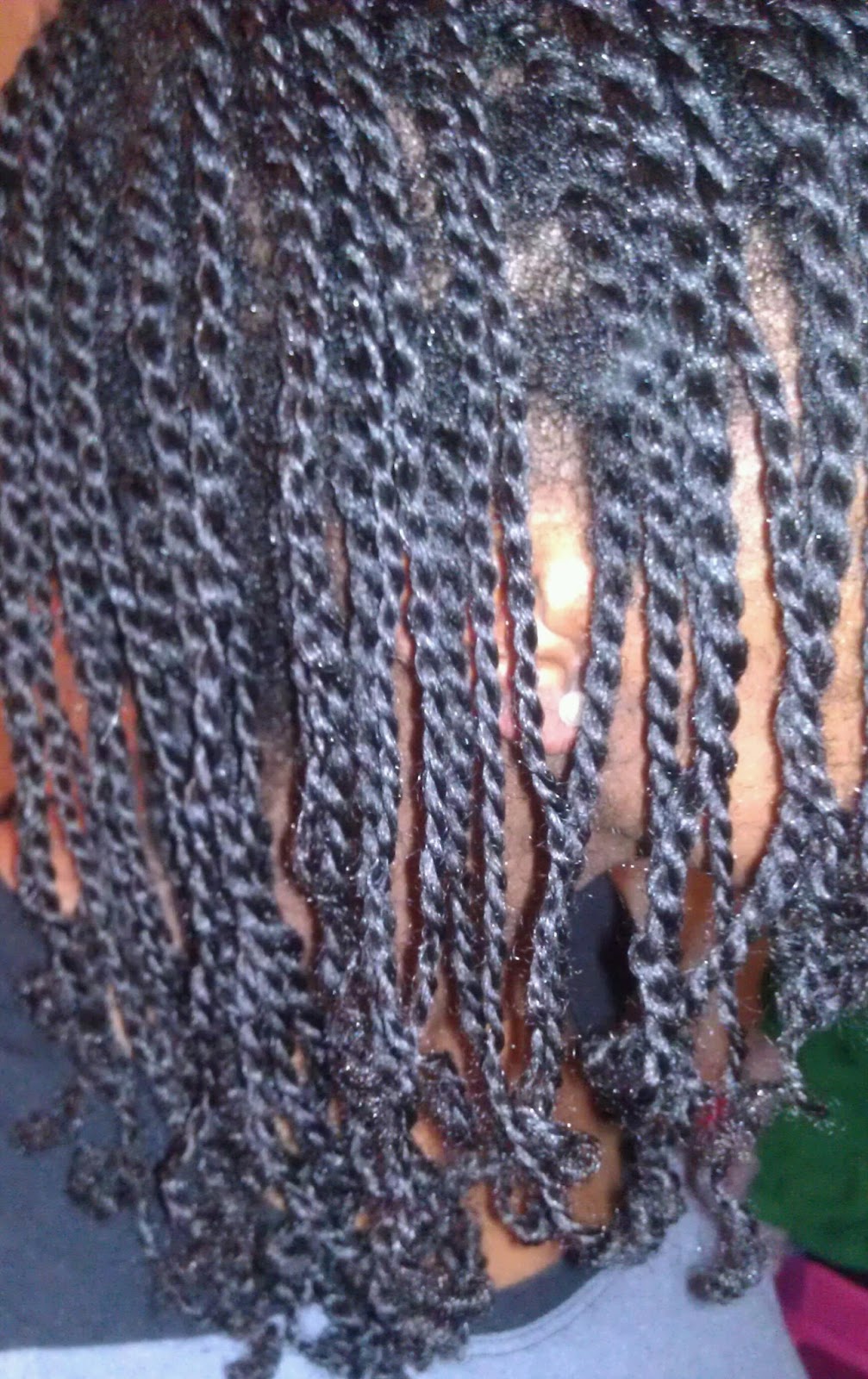 Natural Hair Two Strand Twists On Blown Out Hair Classycurlies