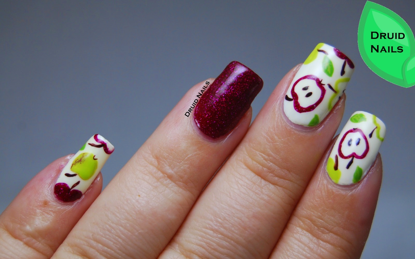 Druid Nails Nail Art Ideas Linkup September Apples