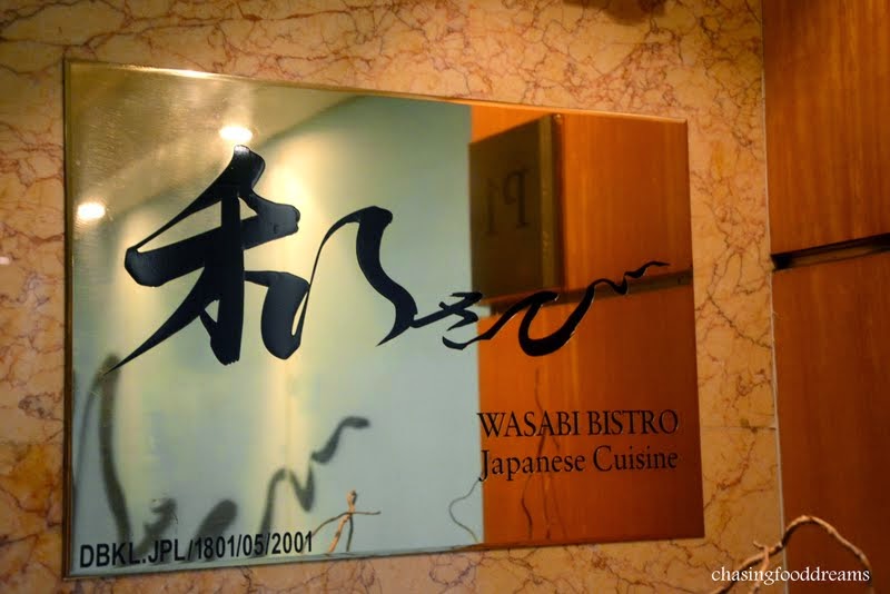 CHASING FOOD DREAMS Wasabi Bistro, Mandarin Oriental Kuala Lumpur
