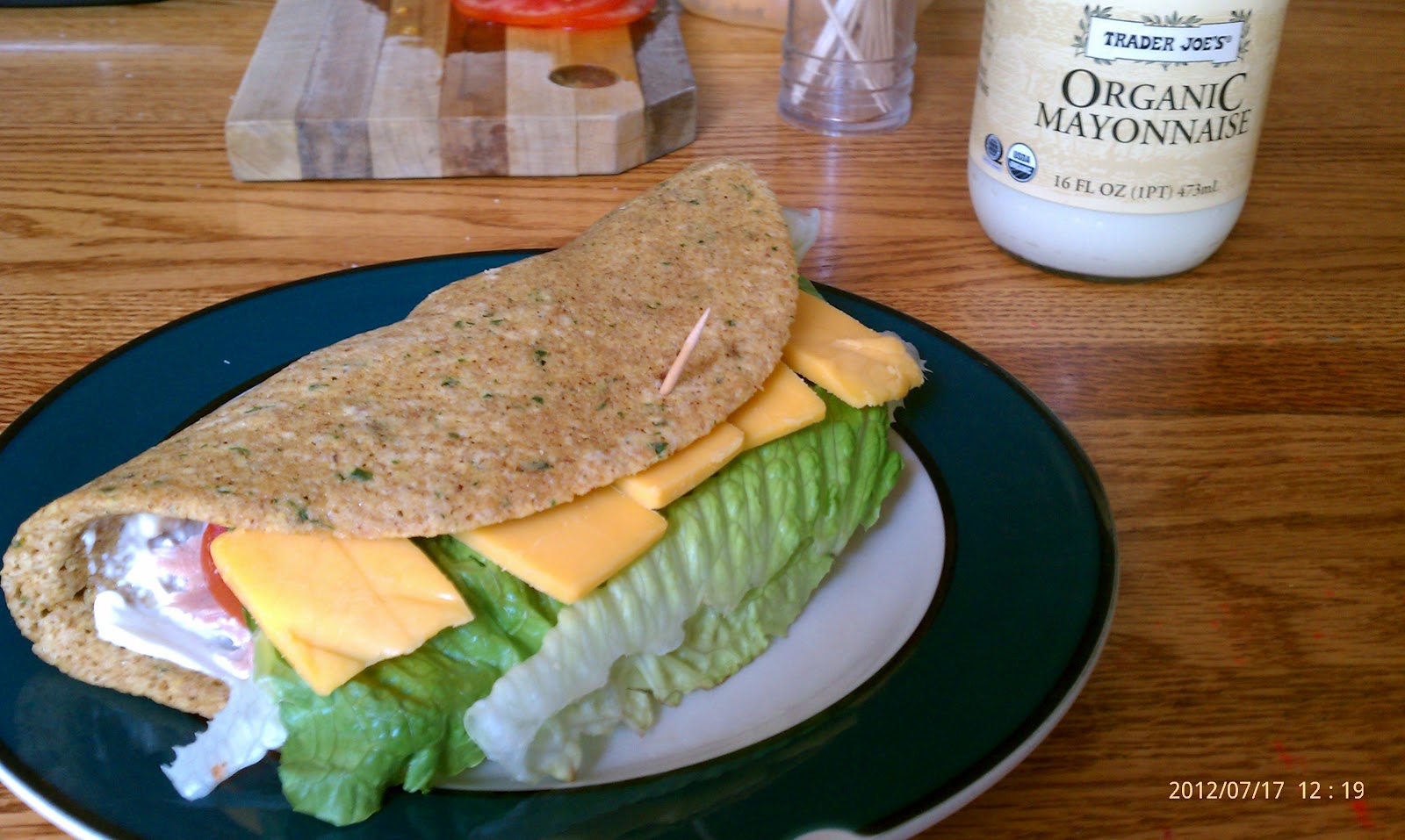 Charity's Weight Loss Journey & Recipes Flax Tortilla Wrap