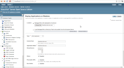 How to Deploy a war File Using GlassFish