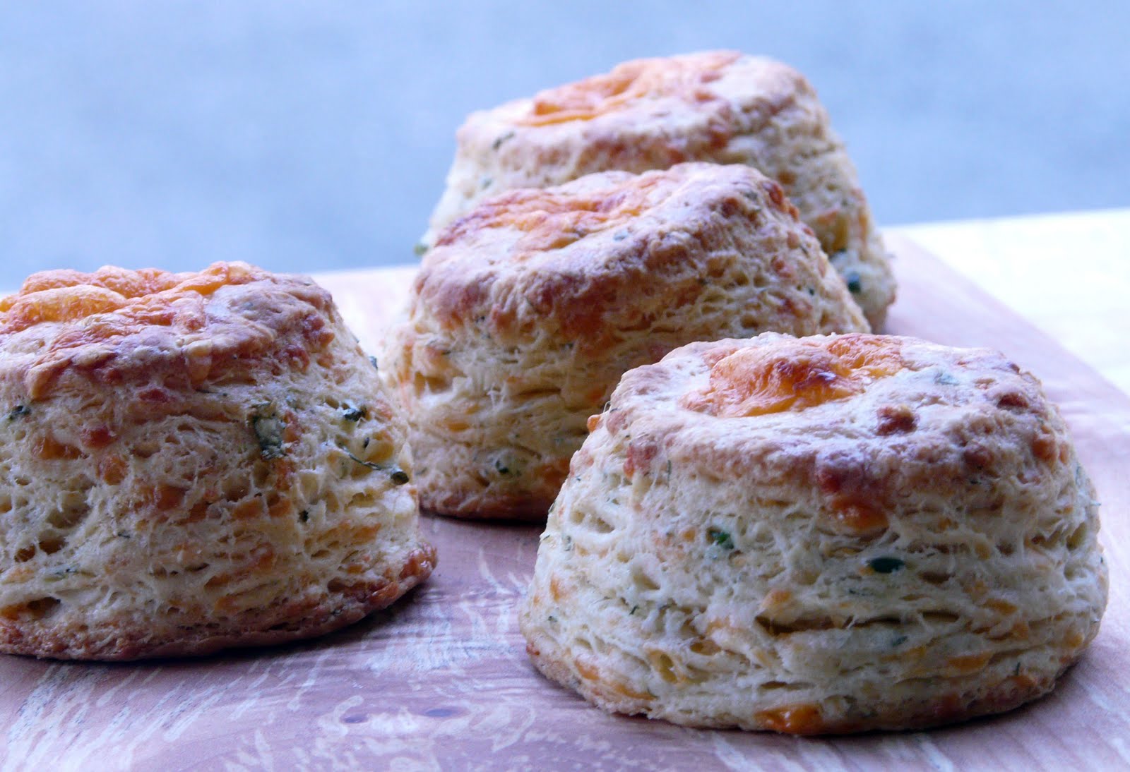 Thibeault's Table Cheddar Cheese, Dill and Chive Biscuits