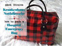 http://panpancrafts.blogspot.de | Pack (d)eine Klinik-Notfalltasche / How To Pack a Hospital Emergency Bag