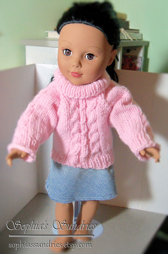 Knitting: Cabled Variation of the Basic Seamless Bitty ...