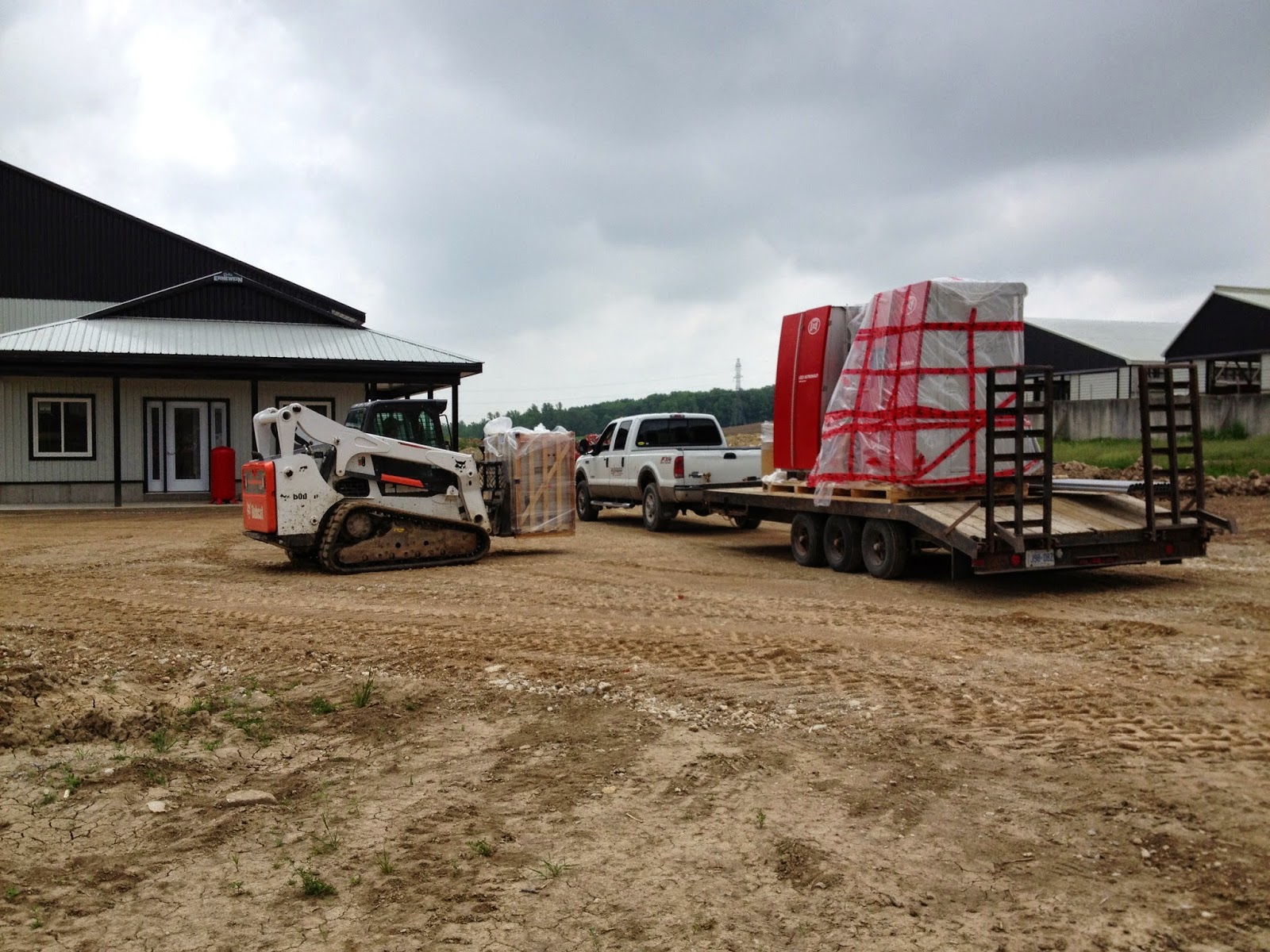 Lely A4 Astronaut Robot arriving from Avonbank Ag Solutions