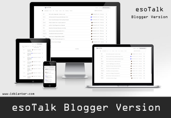 Template esoTalk Blogger Version Responsive