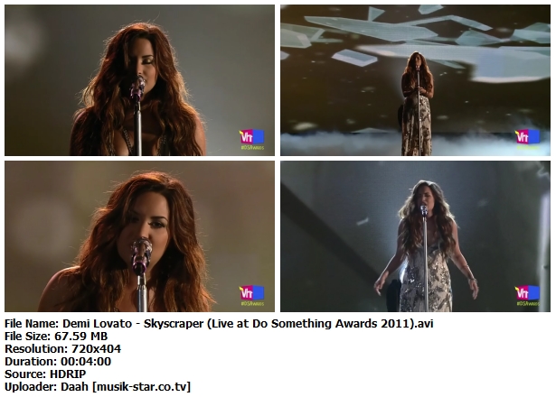 Demi+lovato+skyscraper+live+do+something+awards+2011