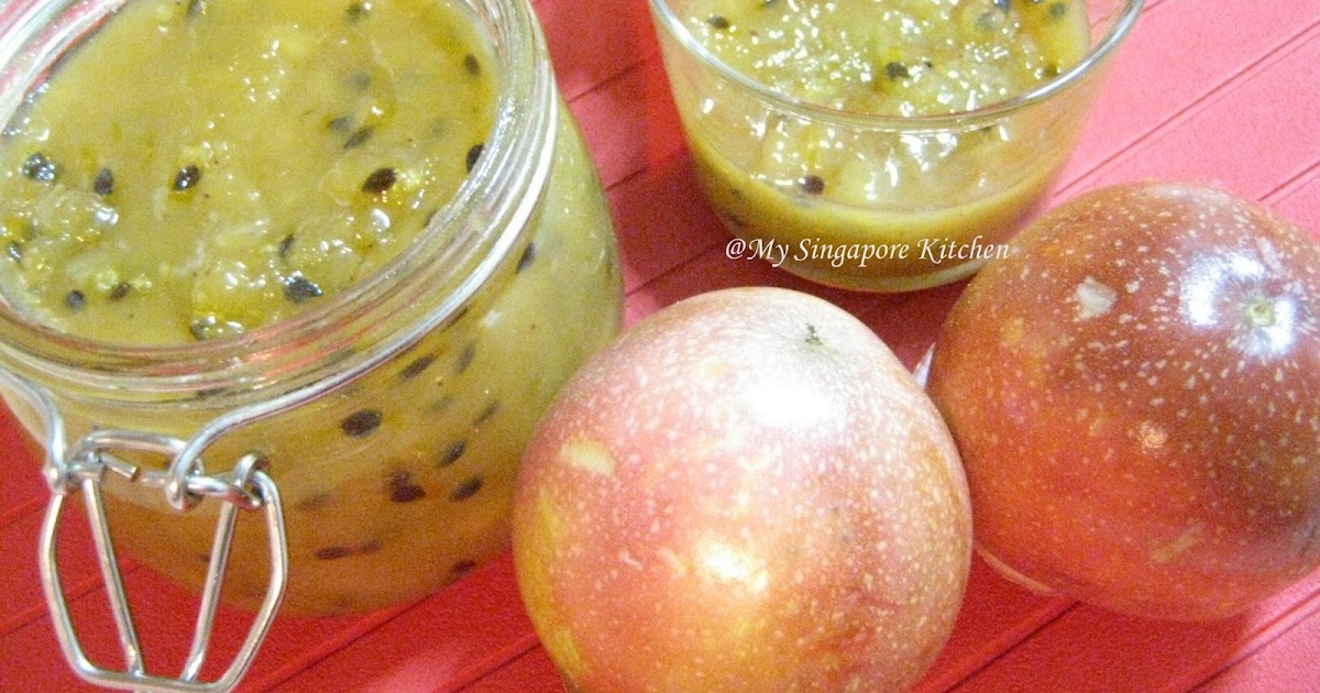 My Singapore Kitchen........ Banana Passion Fruit Jam