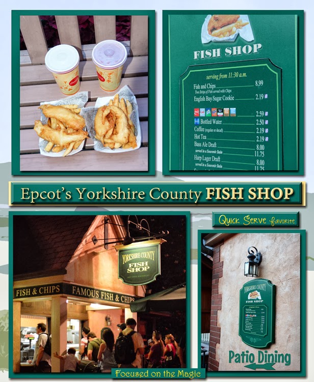 Epcot's Yorkshire County Fish Shop Focused on the Magic Epcot's