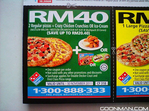 Dominos discount coupons november 2019