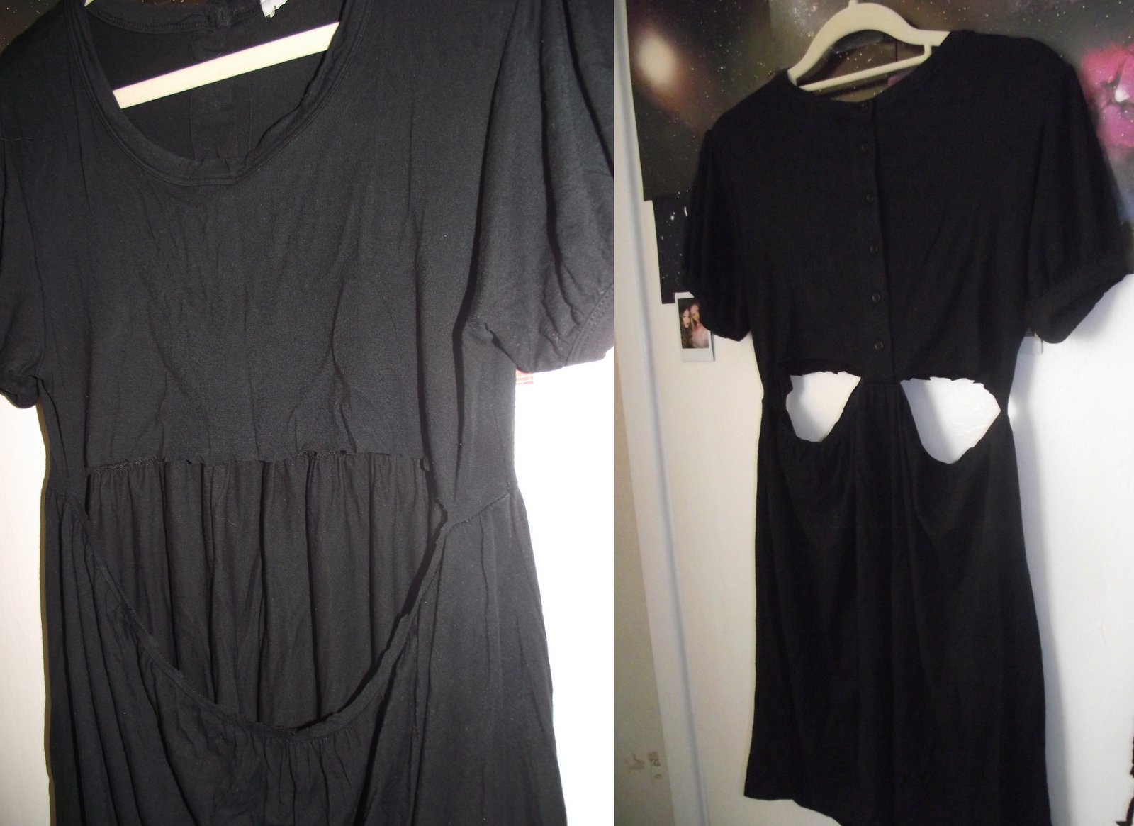 DIY; Safety Pin Dress BIRD BLOOM