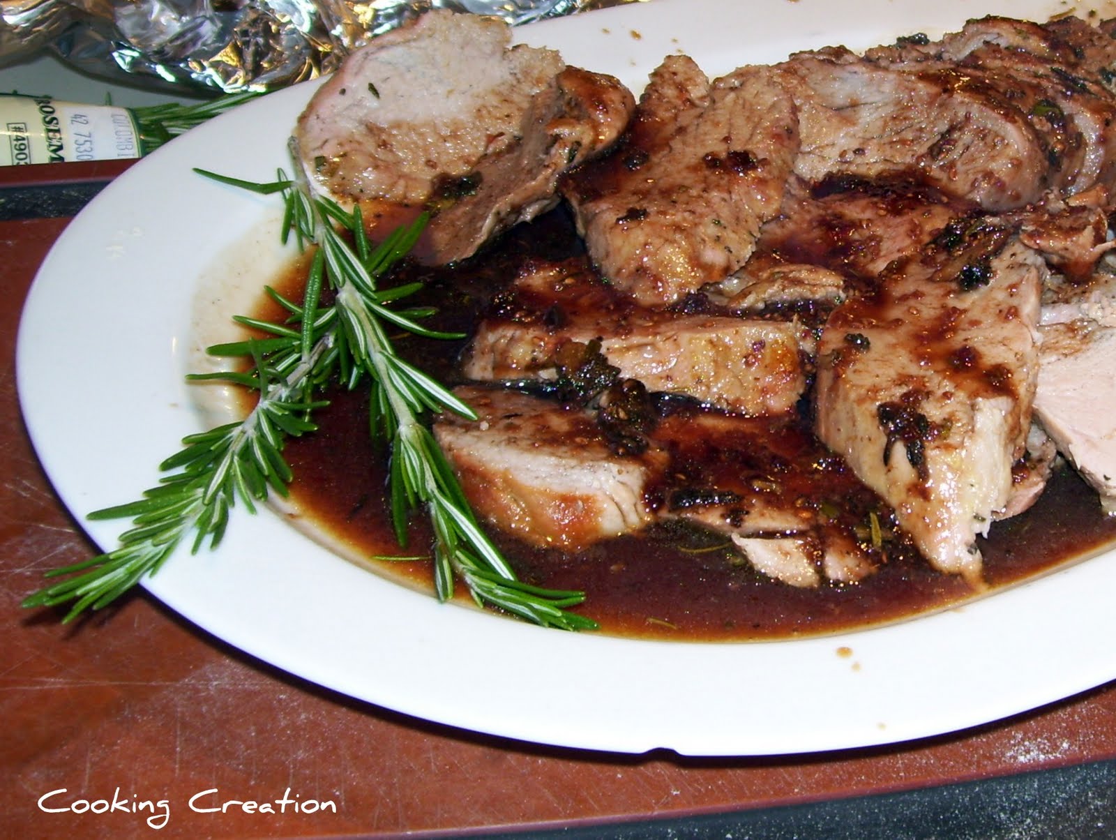 Cooking Creation Roast Pork Tenderloin with Raspberry Chipotle Sauce