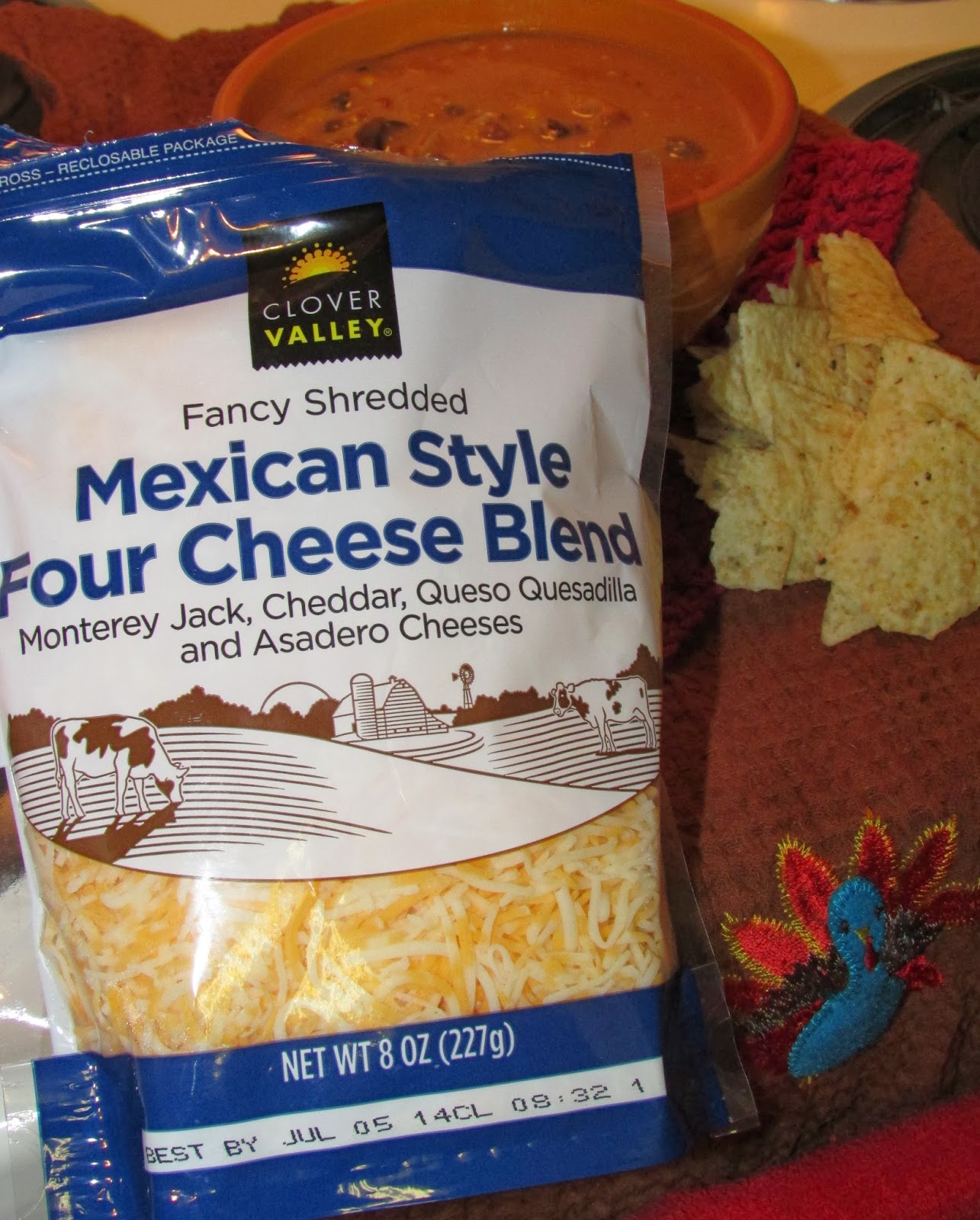 For the Love of Food Dollar General CrockPot Challenge Cheesy Enchilada Soup