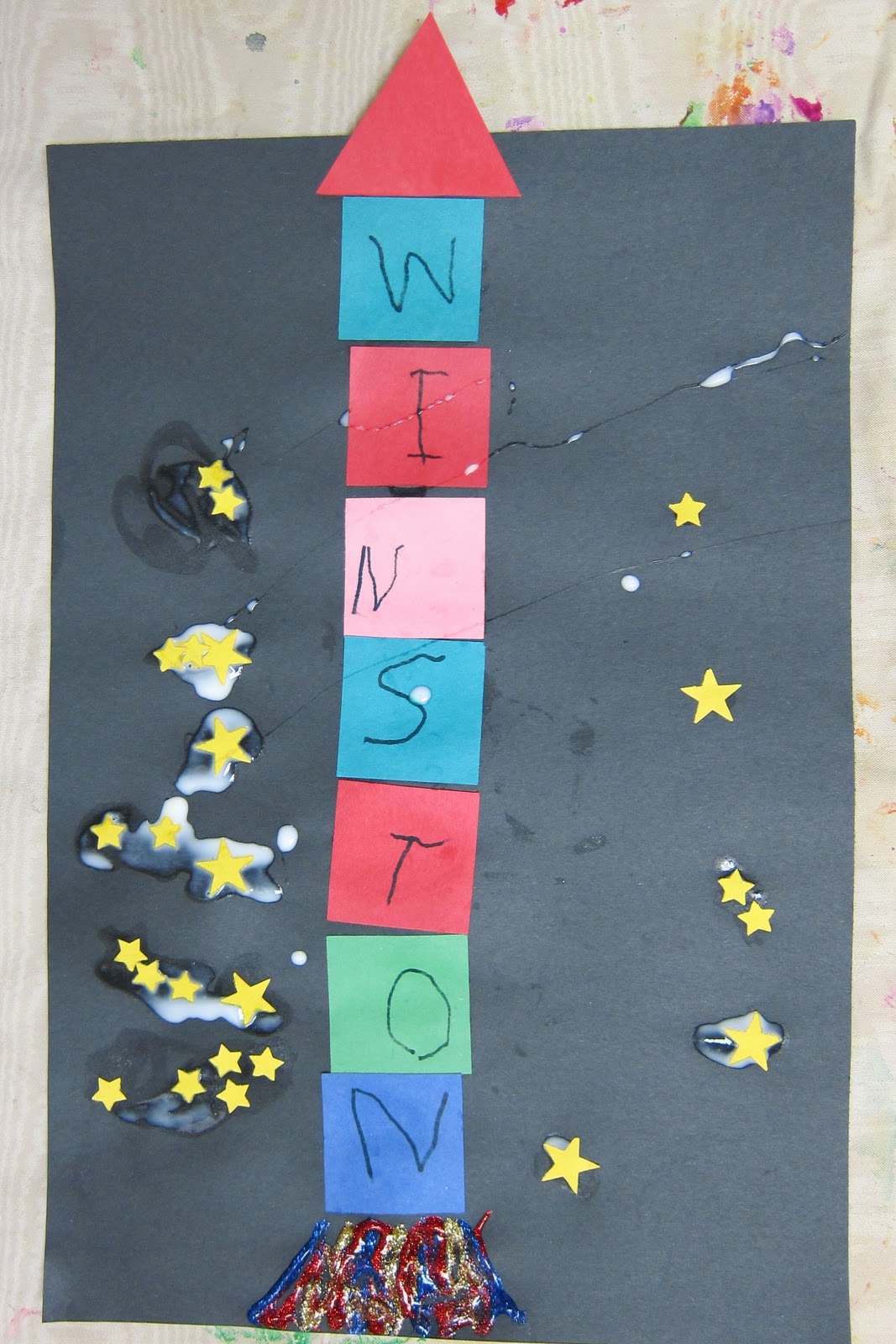 Mrs. Karen's Preschool Ideas: Let's Fly to the Moon (or Jupiter?)!