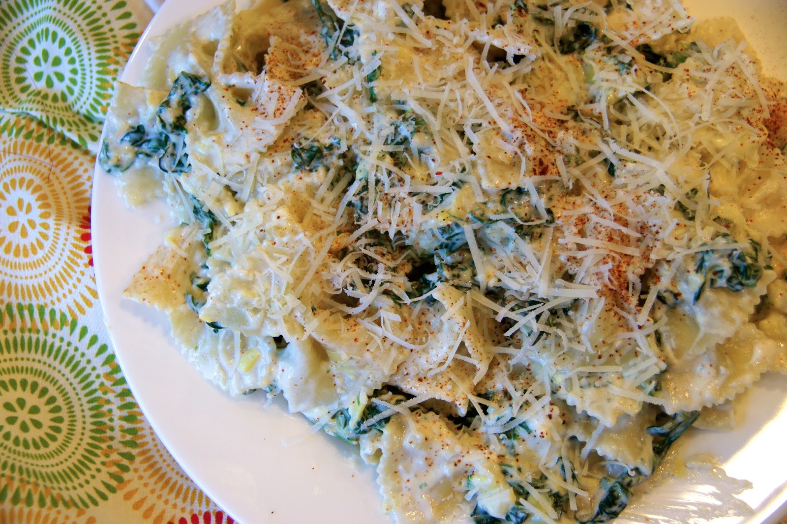 Family Food Finds Spinach Artichoke Bow Tie Pasta