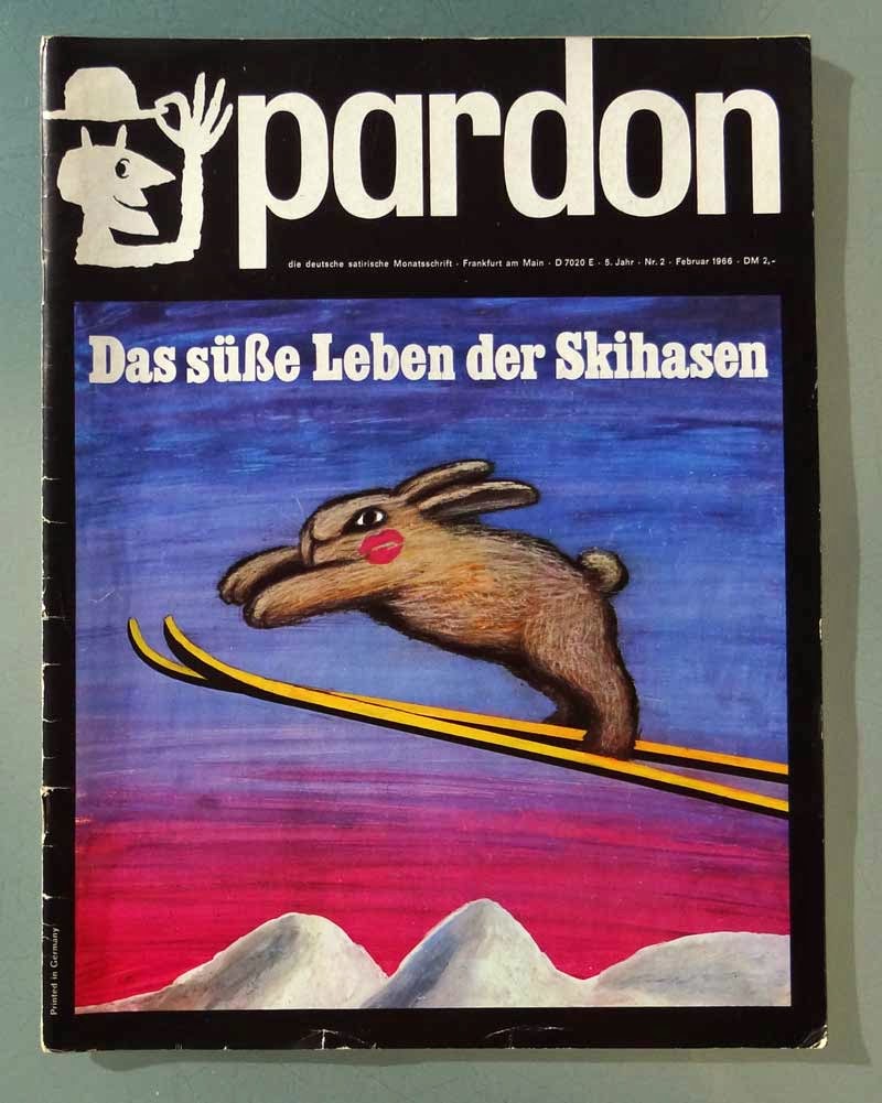 ECC Cartoonbooks Club Pardon die deutsche satirische Monatsschrift