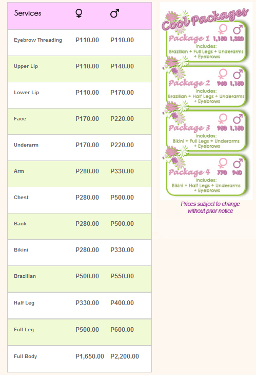 23+ Lay Bare Brazilian Wax Price PNG