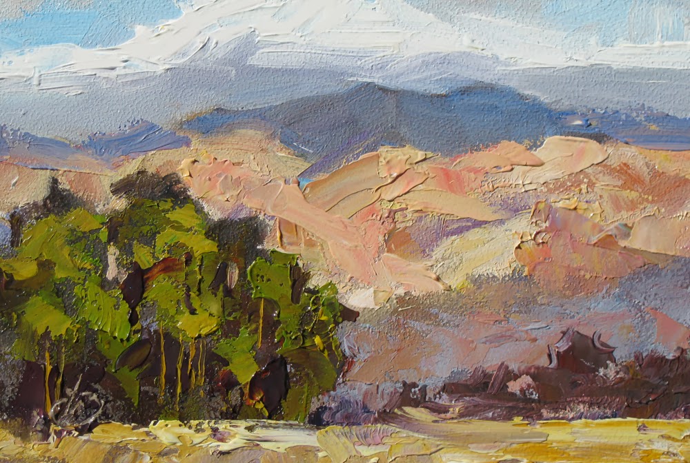 TOM BROWN FINE ART COLORFUL CALIFORNIA IMPRESSIONIST PLEIN AIR PAINTING by TOM BROWN