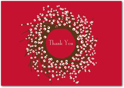 holiday thank you cards