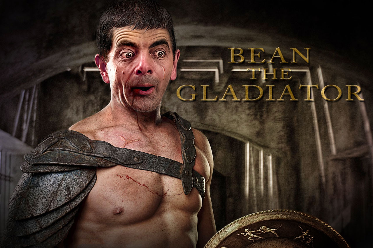 Rodney Pike Humorous Illustrator: Bean The Gladiator
