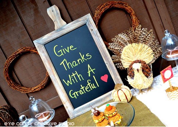 Eye Candy Creative Studio: THANKSGIVING Table Decor IDEAS