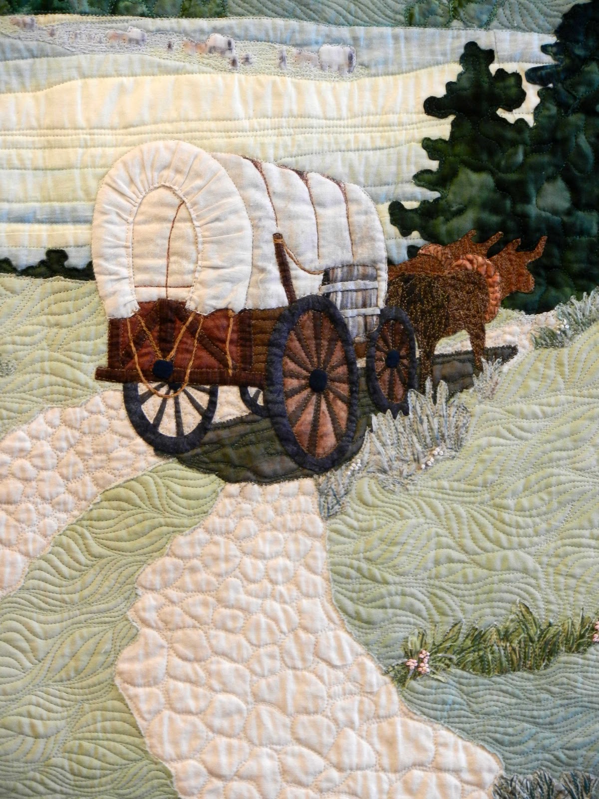 Cat Patches Stitches in Bloom Quilt Show Final Group