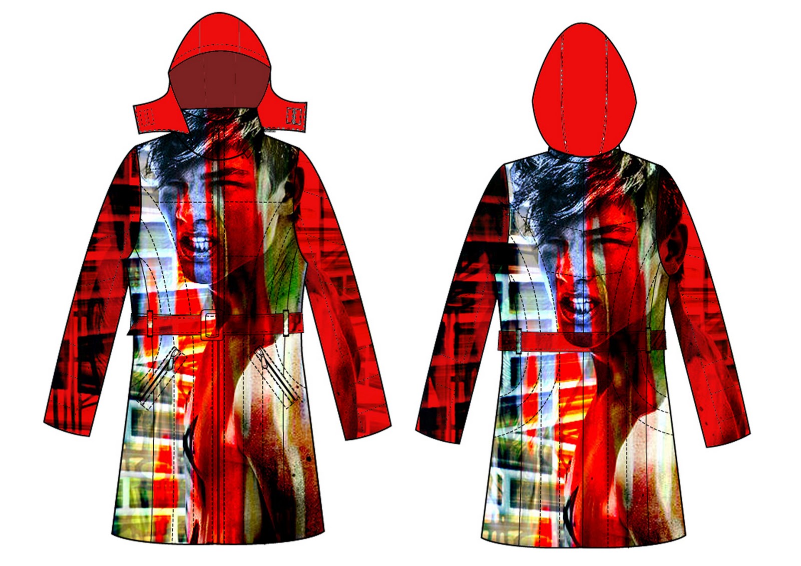 Bernasign Digital print ideas put on jacket templates