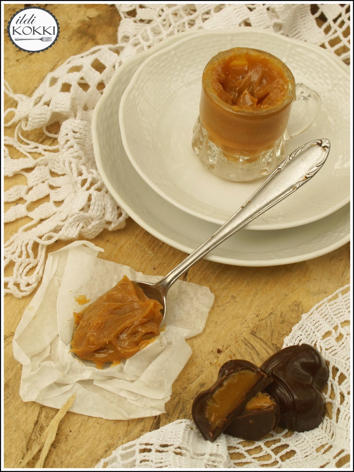 ildi KOKKI Kávékaramellás és vaníliáskaramellás bonbonok