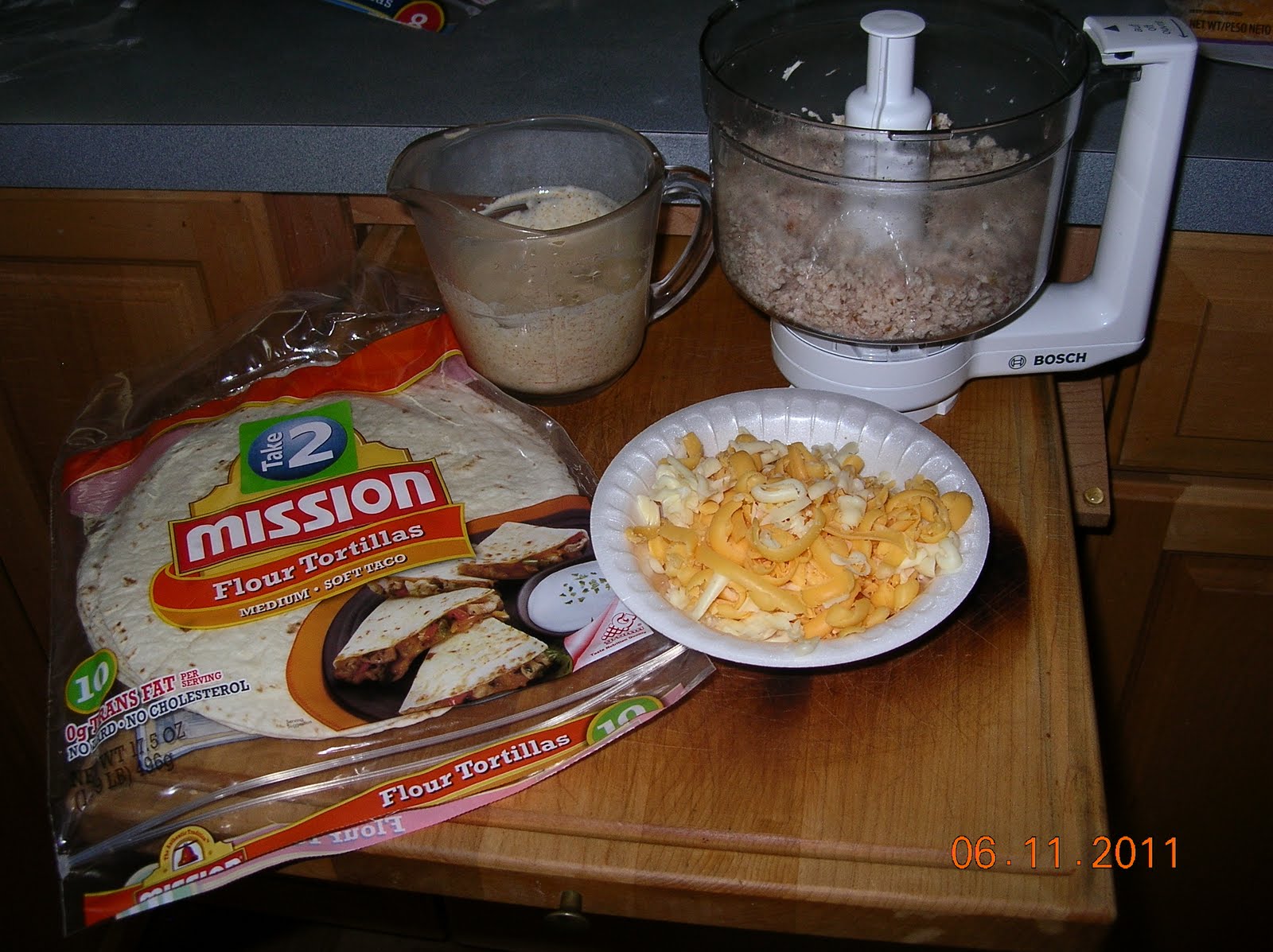 {Junk in their Trunk} Chicken Quesadillas