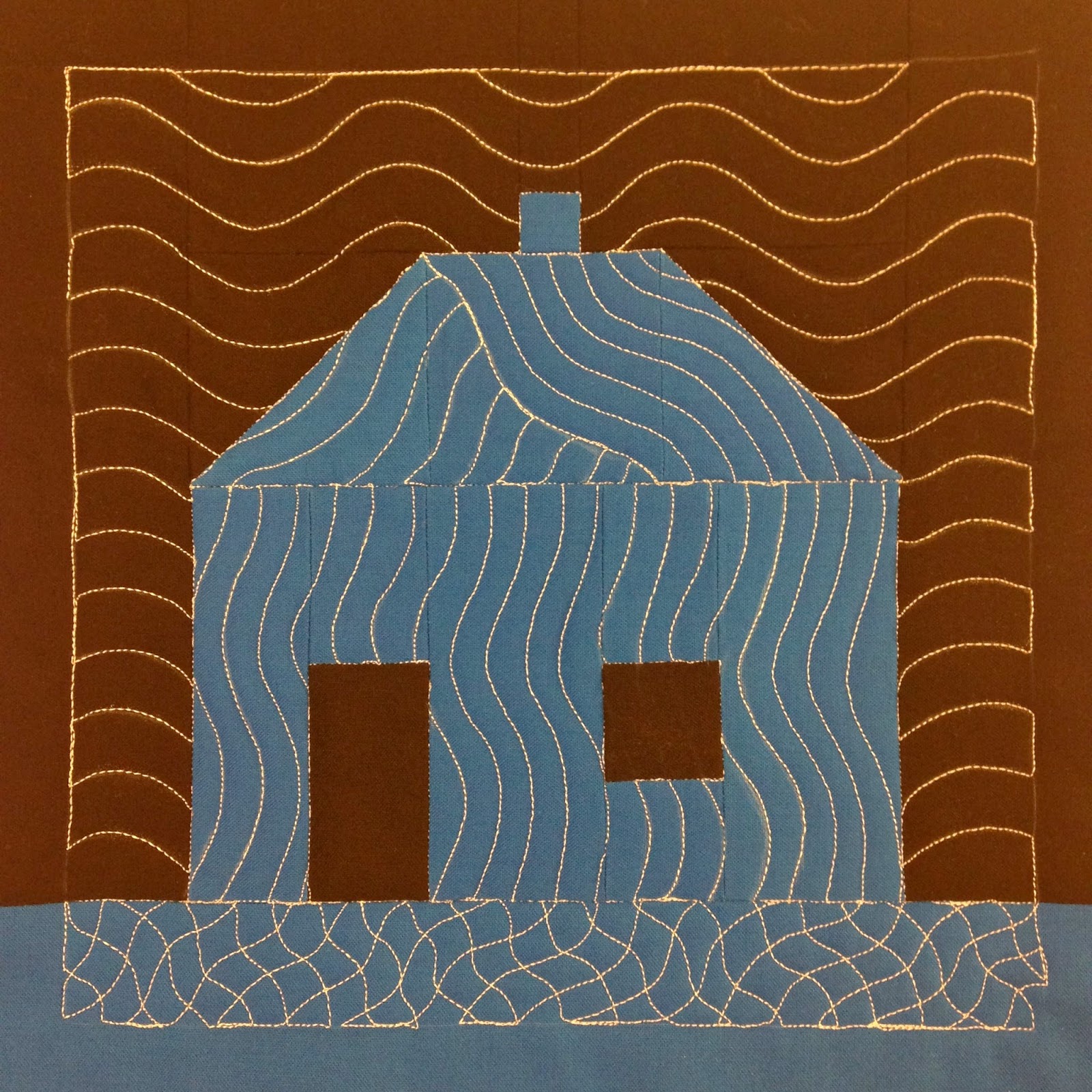 free motion quilting wiggles and matrix