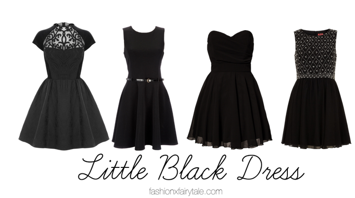 black dress for christmas party