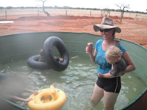 Mo's new pool made from a water tank