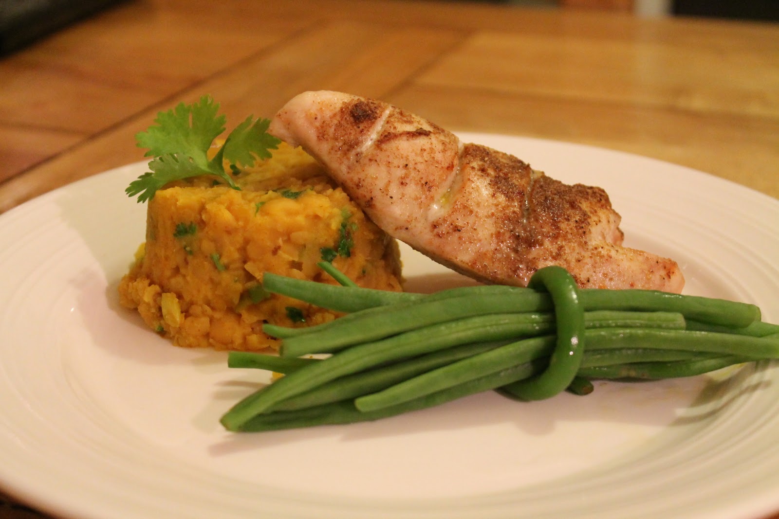 Serena's Medium Rare Swahili Chicken & Spicy Lentils