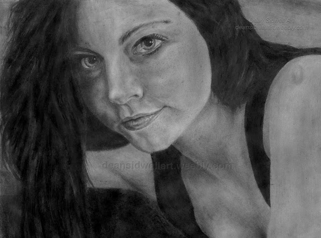 My drawing of Amy Lee singer and songwriter from the rock band Evanescence
