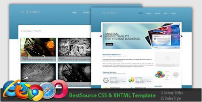 BestSource CSS & XHTML Template