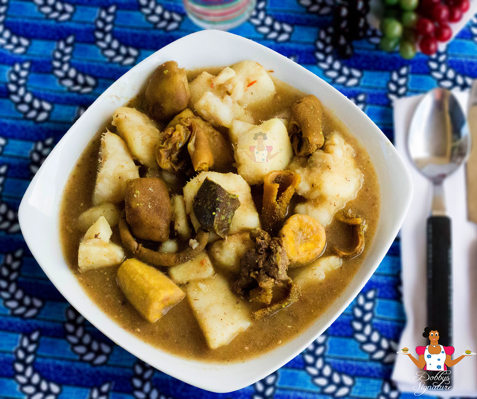 KFB Foodie Talk Ukodo recipe (Urhobo yam & plantain pepper soup