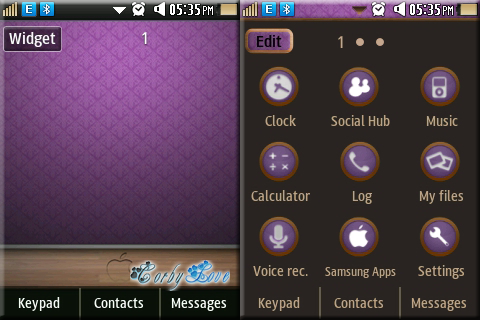 CORBY 2 THEMES: Vintage Purple Theme by Anonymous