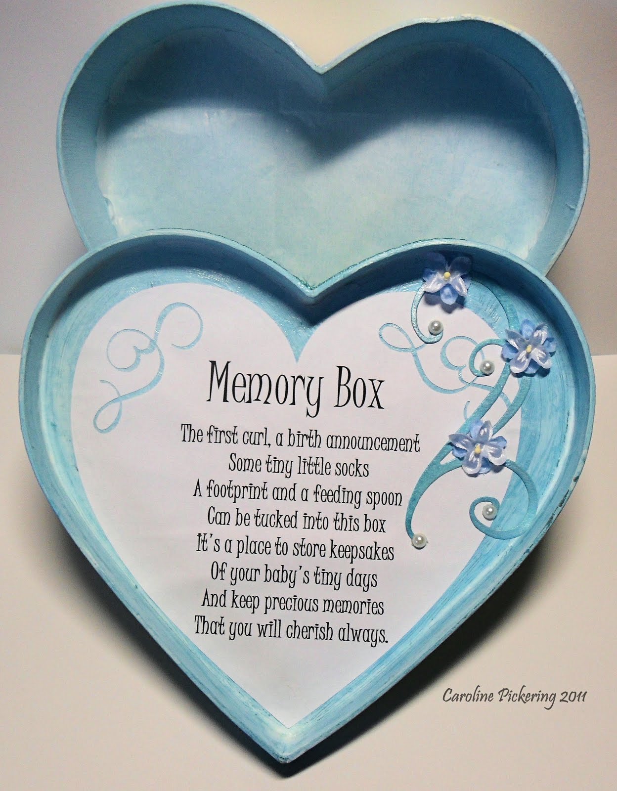 CJ's Creative Cards Baby Boy Memory Box