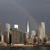 Impresionante arcoíris sobre el WTC un día antes del aniversario del 11-S