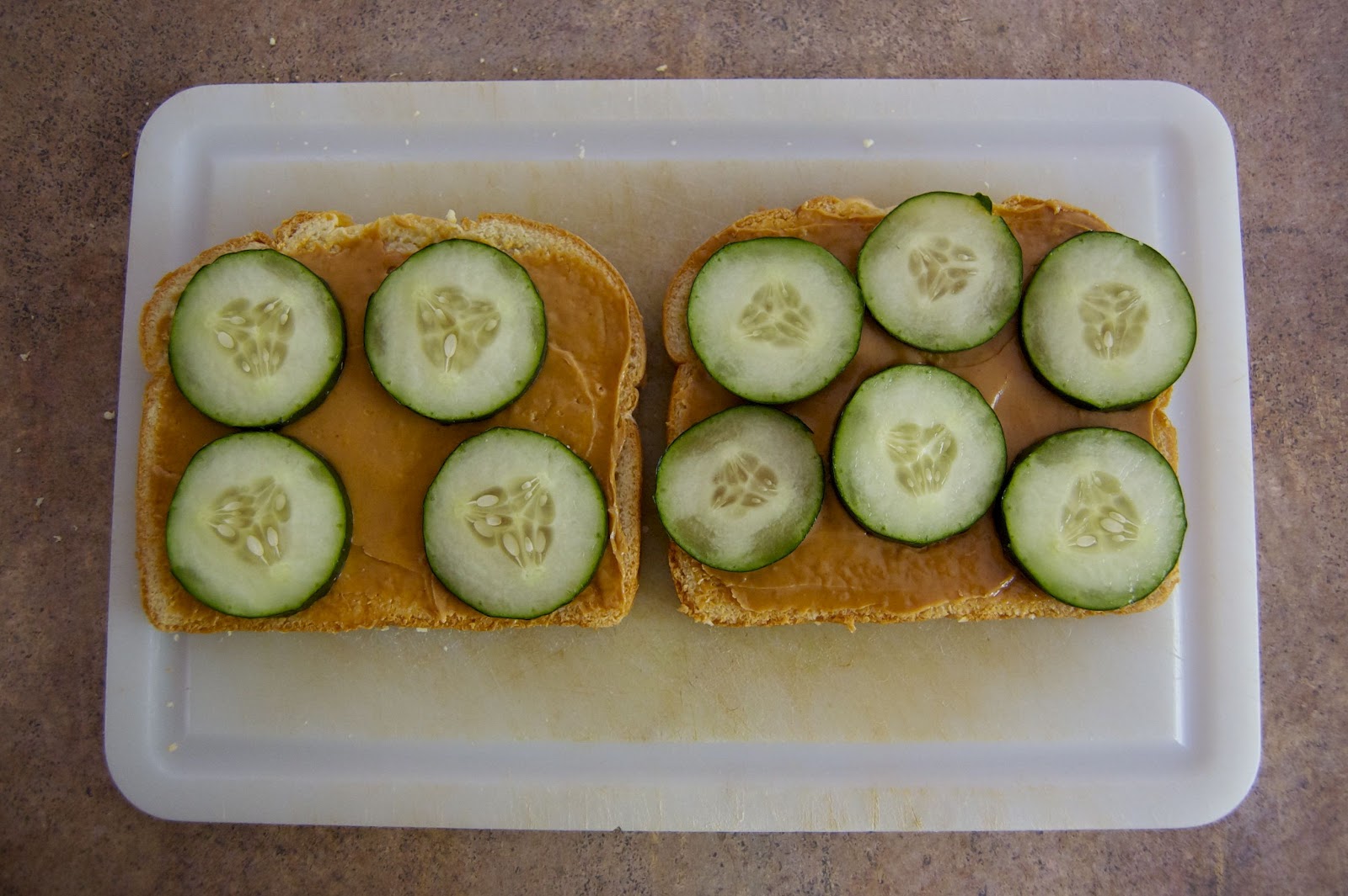 Peanut Butter & Cucumber Sandwich from Horse Camp 365 Days of Baking