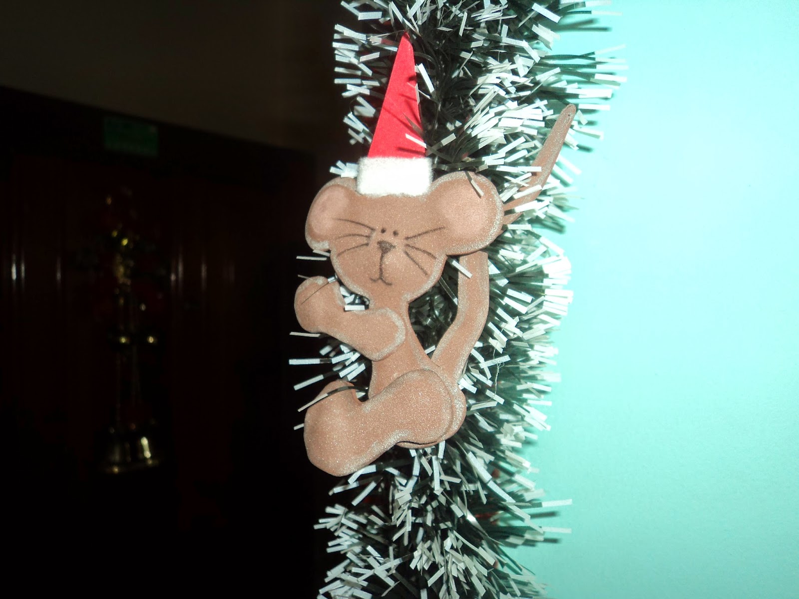 Manualidades.carly: Como decorar una guirnalda para navidad.