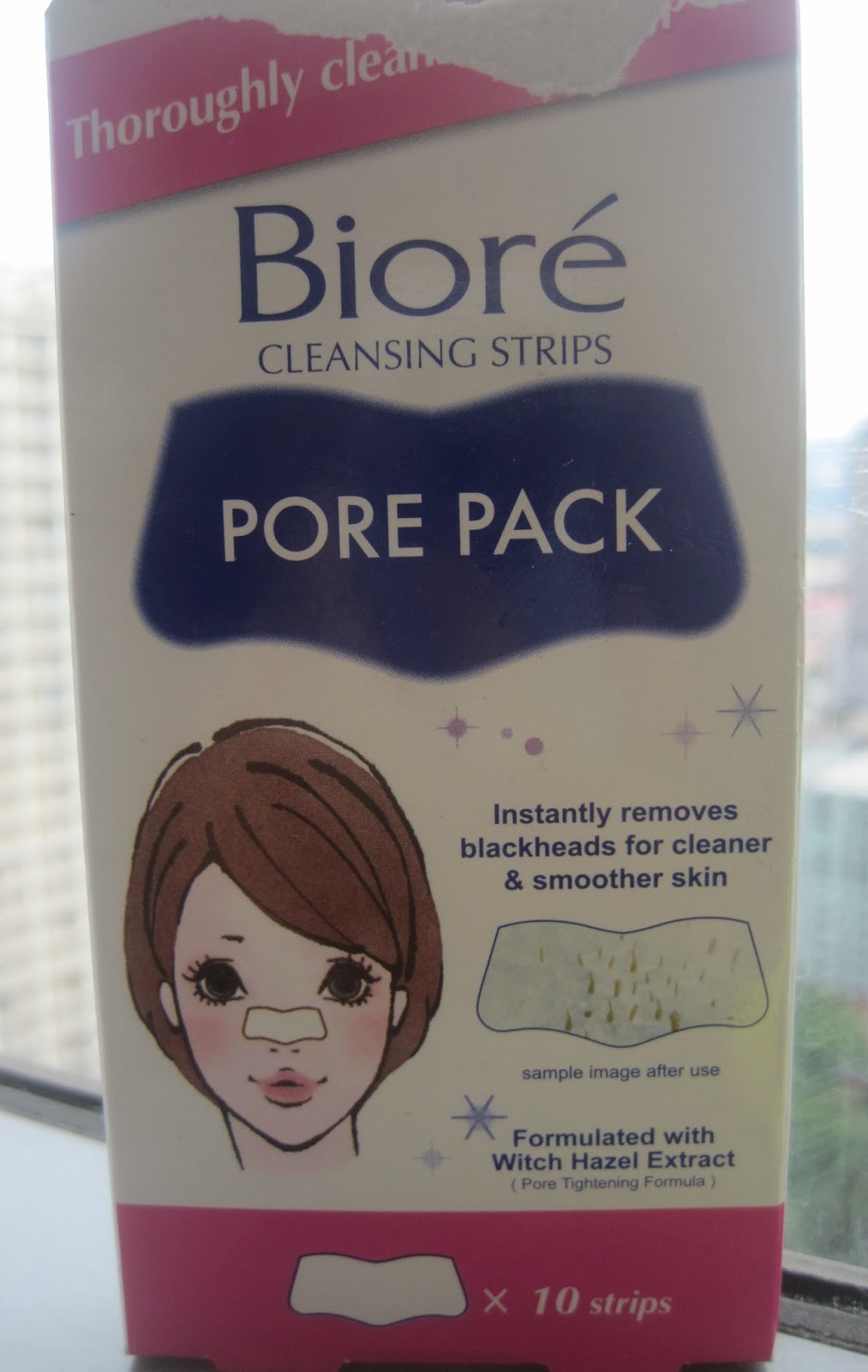 To Flawless Review Biore Cleansing strips Pore Back