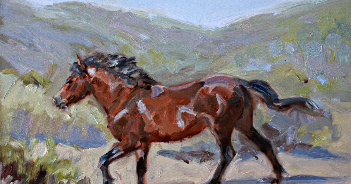 Karen McLain Studio Wild Horses, the Wind and Freedom