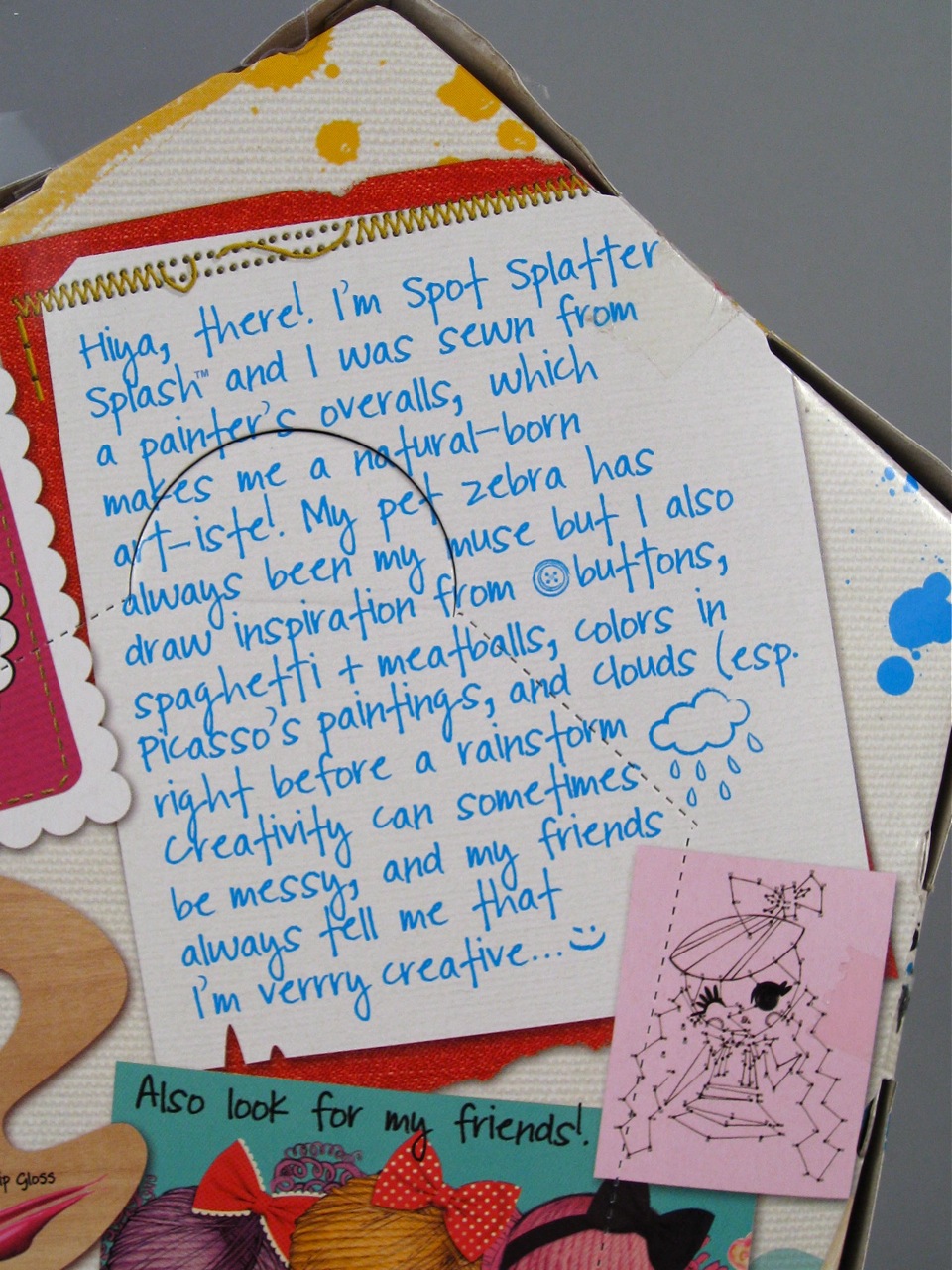 lalaloopsy girls spot splatter splash