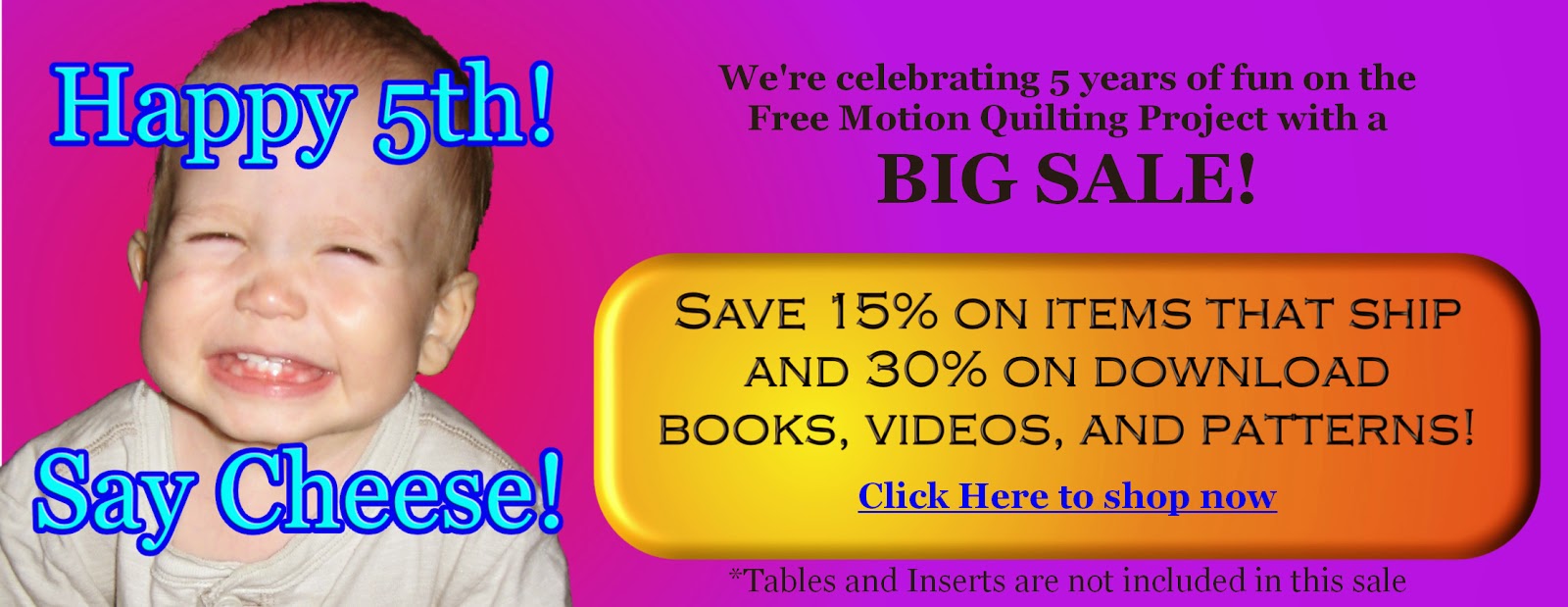 5th Anniversary Sale