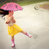 Rain Wallpapers | Sweet Little Girl With Umbrella in Rain