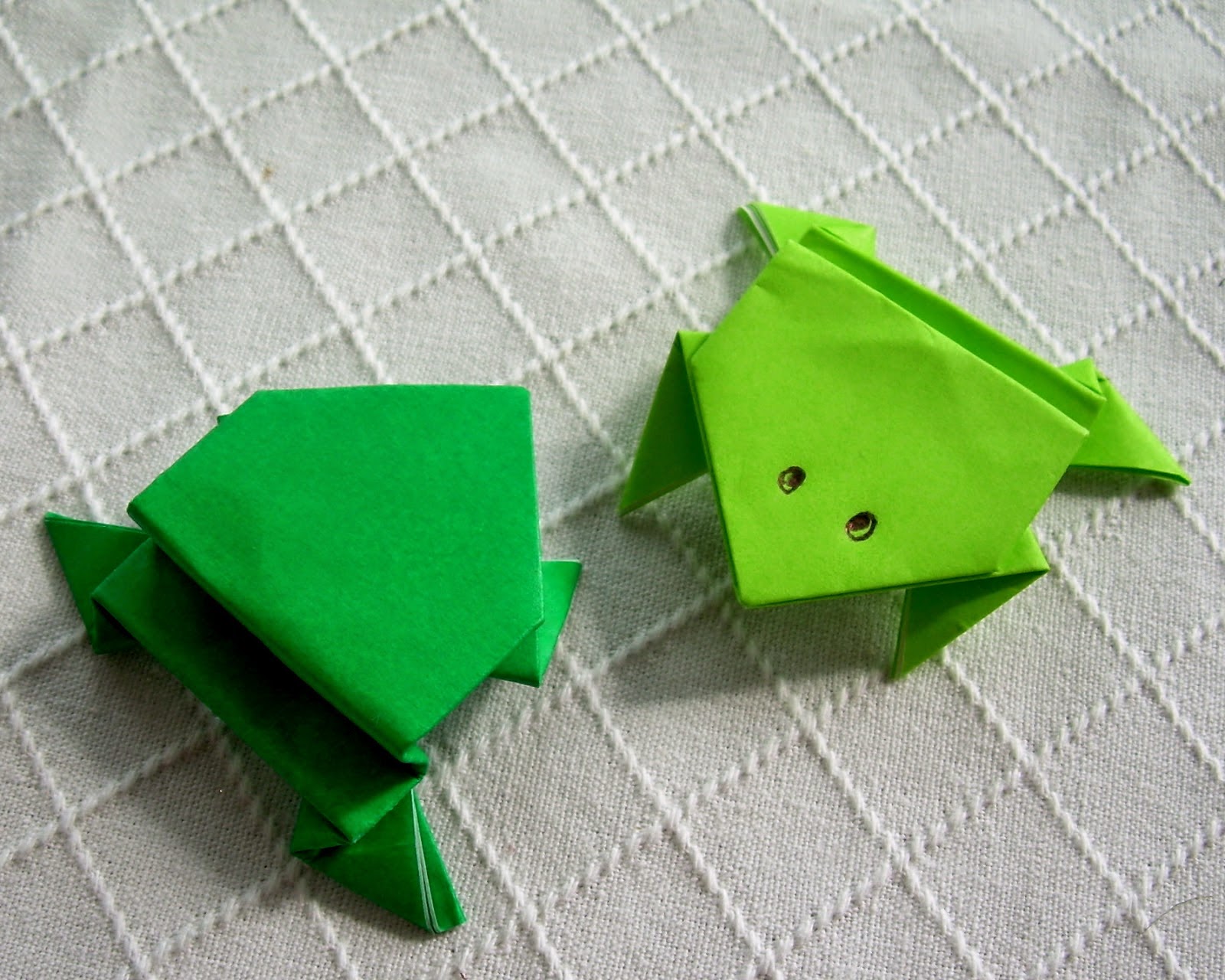origami jumping frog instructions origami kids
