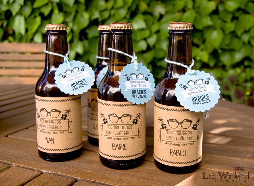 Lola Wonderful_Regalos personalizados y diseño para eventos: Regalo de  boda: Cervezas personalizadas